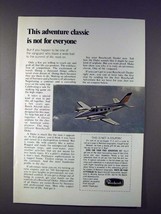 1973 Beechcraft Duke Plane Ad - Adventure Classic - £14.59 GBP