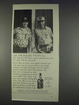 1982 Jack Daniel&#39;s Whiskey Ad - Ask the Roger Twins - $18.49