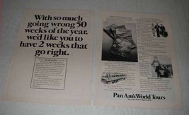 1974 Pan Am World Tours Ad - So Much Going Wrong - £14.78 GBP