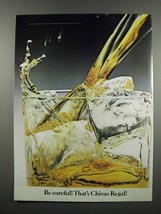 1983 Chivas Regal Scotch Ad - Be Careful! - £14.72 GBP
