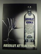 1983 Absolut Vodka Ad - Absolut Attraction - $18.49