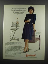 1983 Smirnoff Vodka Ad - Polly Bergen - £14.52 GBP