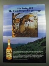 1984 Wild Turkey Bourbon Ad - The Legend Began - £14.77 GBP