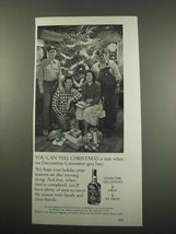 1984 Jack Daniel's Whiskey Ad - You Can Tell Christmas - $18.49