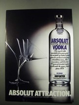 1984 Absolut Vodka Ad - Absolut Attraction - $18.49