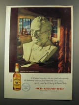 1947 Old Grand-Dad Bourbon Ad - Head of the Family - £14.56 GBP