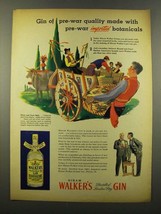 1946 Hiram Walker&#39;s Gin Ad - Pre-War Quality - £14.76 GBP