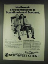 1979 Northwest Orient Airlines Ad - Roomiest Ride - £14.73 GBP