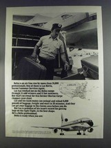 1980 Delta Airlines Ad - Lee Davis, Customer Services - $18.49