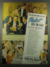 1939 Pabst Blue Ribbon Beer Ad - Smart World - £14.73 GBP