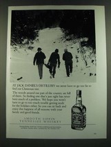 1986 Jack Daniel&#39;s Whiskey Ad - Our Christmas Tree - $18.49