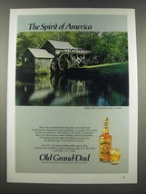 1986 Old Grand-Dad Bourbon Ad - Mabry Mill, Virginia - £14.56 GBP