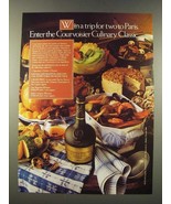 1986 Courvoisier Cognac Ad - A Trip for Two to Paris - £14.78 GBP