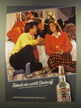 1986 Smirnoff Vodka Ad - Friends Are Worth Smirnoff - $18.49