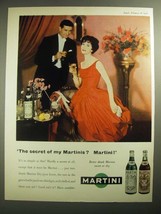 1959 Martini Vermouth Ad - The Secret of my Martinis? Martini! - £14.44 GBP