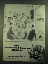 1980 Arrow Spearmint and Cinnamon Schnapps Ad - I Think I Heard - £14.78 GBP