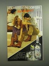 1981 Booth&#39;s High &amp; Dry Gin Ad - That&#39;s the Spirit - £14.53 GBP