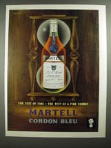 1959 Martell Cordon Bleu Cognac Ad - art by John Bainbridge - £14.78 GBP