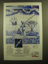 1988 Air Portugal Ad - Future Technology is Our Ancestral Art - £14.49 GBP
