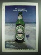 1975 Heineken Beer Ad - Oceans Apart from the Ordinary - £14.74 GBP