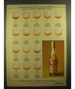 1978 Hennessy VSOP Cognac Ad - Marry 80 Different Cognacs - $18.49