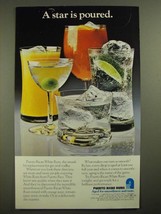 1980 Puerto Rican Rums Ad - A Star is Poured - £14.44 GBP