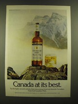 1976 Canadian Mist Whisky Ad - At Its Best - £14.78 GBP