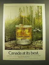1976 Canadian Mist Whisky Ad - Canada At Best - $18.49