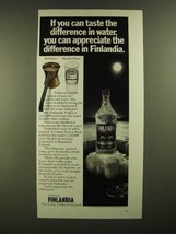 1978 Finlandia Vodka Ad - Taste the Difference - £14.55 GBP
