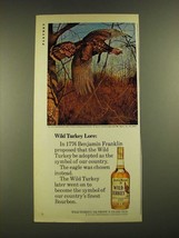 1979 Wild Turkey Bourbon Ad - £14.27 GBP