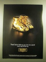 1988 Johnnie Walker Black Label Scotch Ad - Thank Dad For Believing - £14.78 GBP