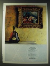 1987 Hennessy X.O. Cognac Ad - To preserve the condition of a Cezanne - $18.49