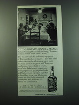 1988 Jack Daniel's Whiskey Ad - Sit to Christmas dinner at Miss Mary Bobo's  - $18.49
