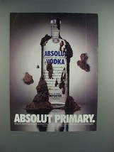 1996 Absolut Vodka - Absolut Primary Ad! - $18.49