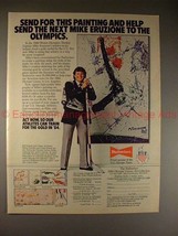 1981 Budweiser Beer Ad w/ Mike Eruzione - NICE!! - £14.45 GBP