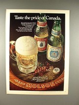 1979 Molson Ale &amp; Golden Beer Ad - Pride of Canada - £14.77 GBP
