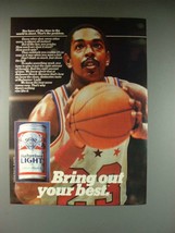 1983 Budweiser Light Beer Ad - Bring Out Your Best - £14.86 GBP