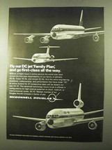 1970 McDonnell Douglas DC-8, DC-9 and DC-10 Jets Ad - £14.50 GBP