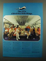 1971 Boeing 747 Jet Ad - A Lot of Nice Little Things - £14.53 GBP