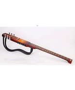 Folding portable travel folk mute electric guitar beginners introduction... - $603.21 CAD