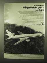 1971 McDonnell Douglas DC-10 Jet Ad - Airlines Flying - £14.50 GBP