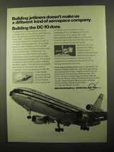 1971 McDonnell Douglas DC-10 Jet Ad - Jetliners - £14.50 GBP