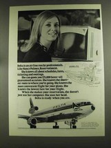 1972 Delta Airlines Ad - Nancy Palmer, Reservationist - £14.78 GBP
