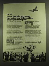 1972 McDonnell Douglas DC-10 Ad - Quiet Successes - £14.50 GBP