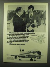1974 Delta Airlines Ad - Richard Price - £14.46 GBP