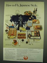 1974 JAL Japan Air Lines Ad - How To Fly, Japanese - £14.78 GBP