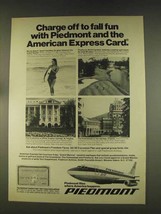 1976 Piedmont Airlines Ad - The American Express Card - £14.55 GBP