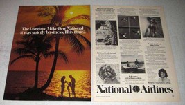 1978 National Airlines Ad - Last Time Was Business - £14.45 GBP