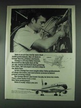 1979 Delta Airlines Ad - George Sherrer Mechanic - £14.52 GBP