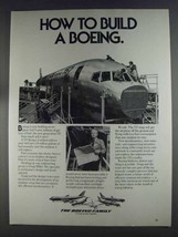 1980 Boeing 757 Plane Ad - How To Build a Boeing - £14.54 GBP